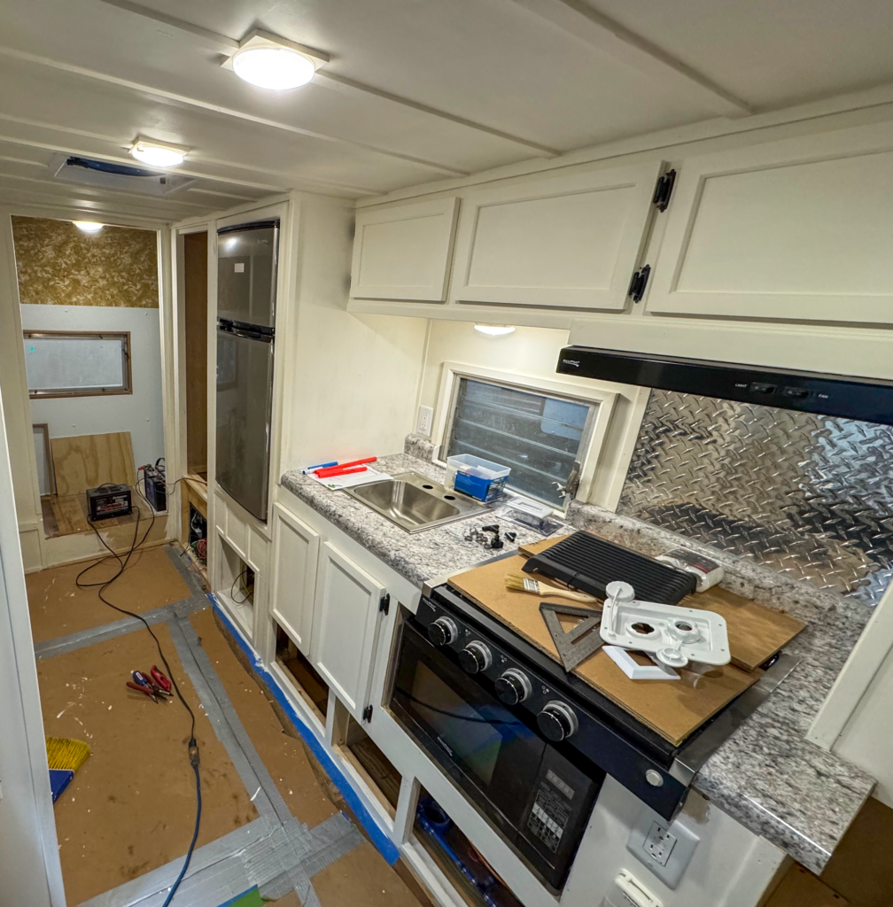 RV renovation work in progress